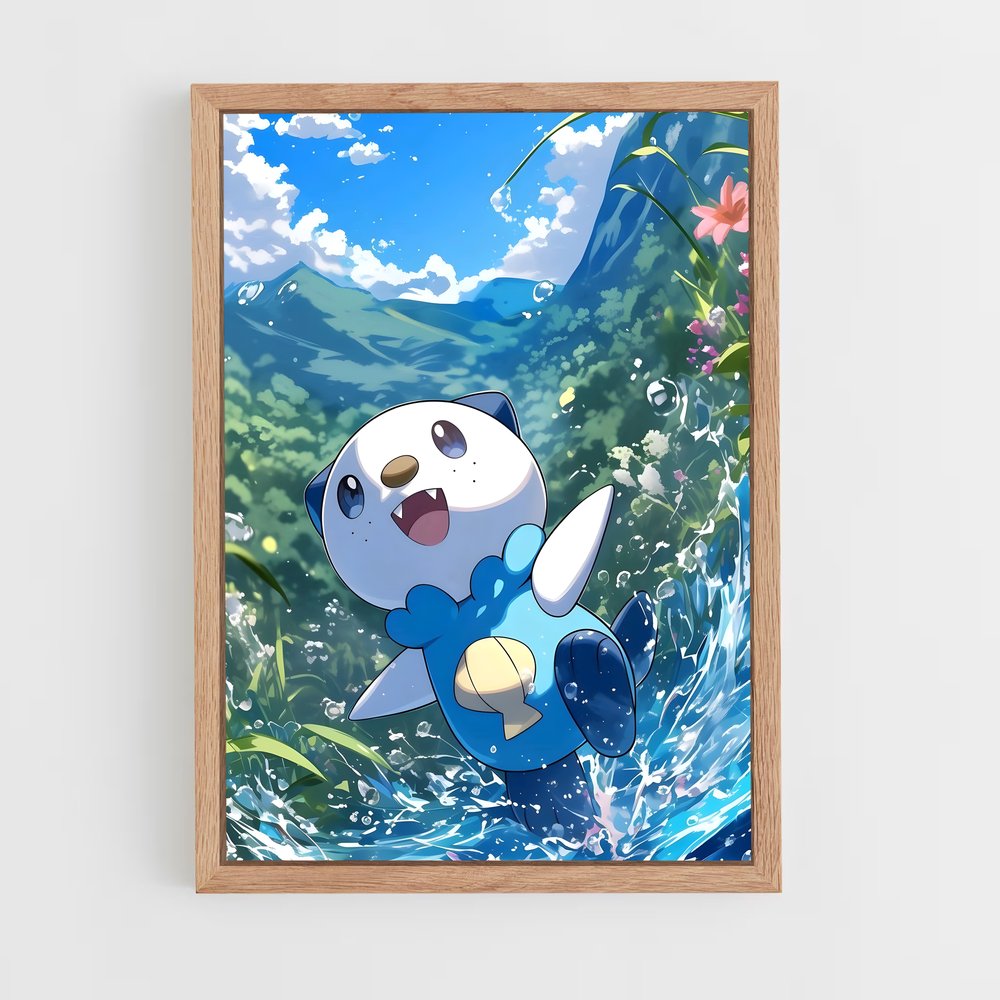 ap-oshawott-1 cadre Bois clair