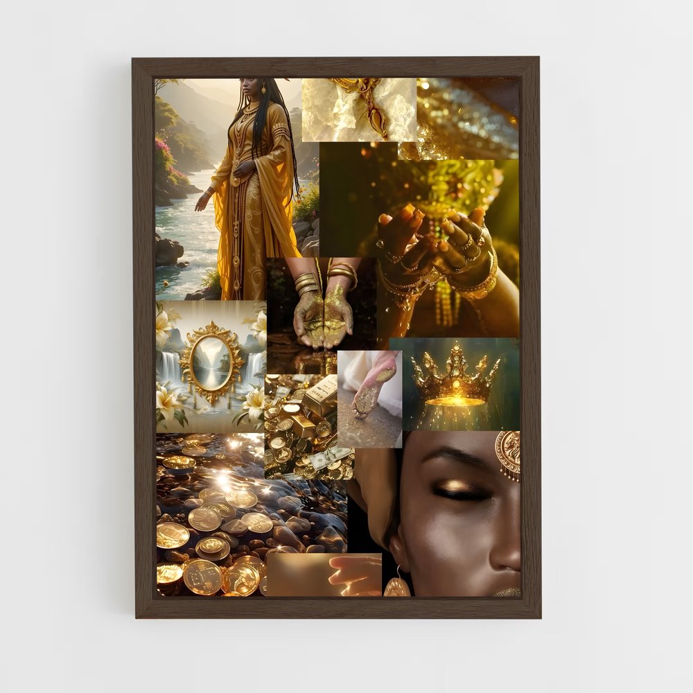 ap-oshun-7 cadre Bois foncé