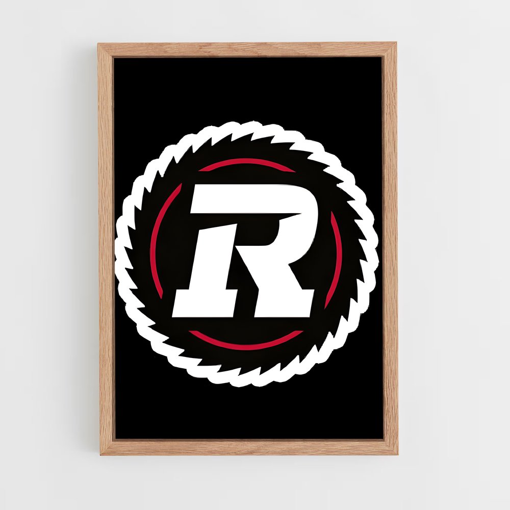 ap-ottawa redblacks-2 cadre Bois clair