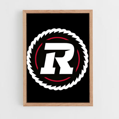 ap-ottawa redblacks-2 cadre Bois clair