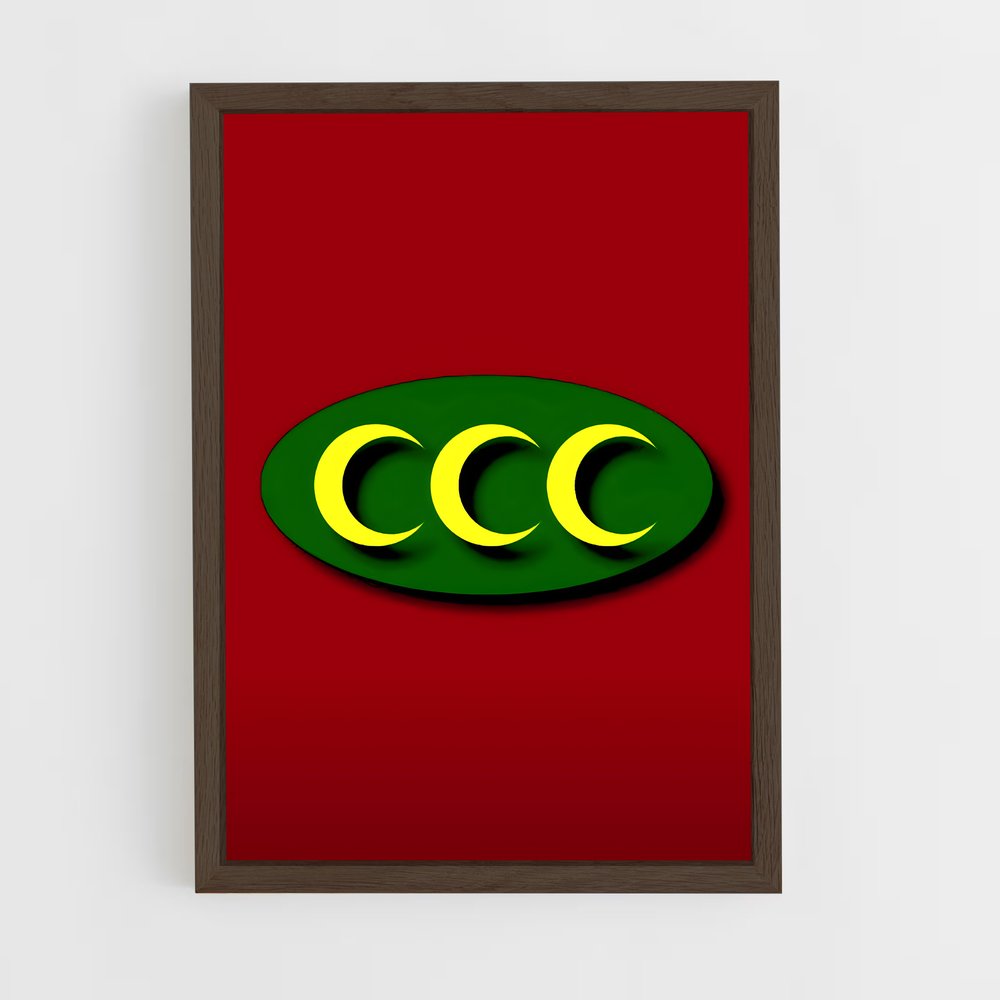 ap-ottoman empire flag-2 cadre Bois foncé