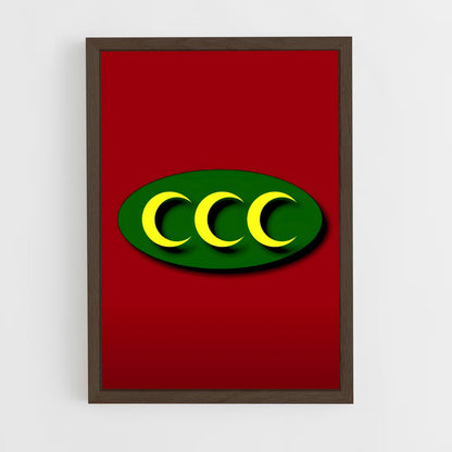 ap-ottoman empire flag-2 cadre Bois foncé