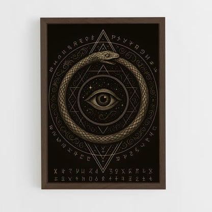 ap-ouroboros-1 cadre Bois foncé