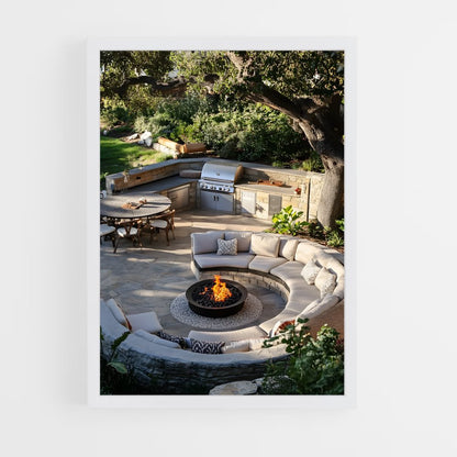 ap-outdoor kitchen-6 cadre Blanc