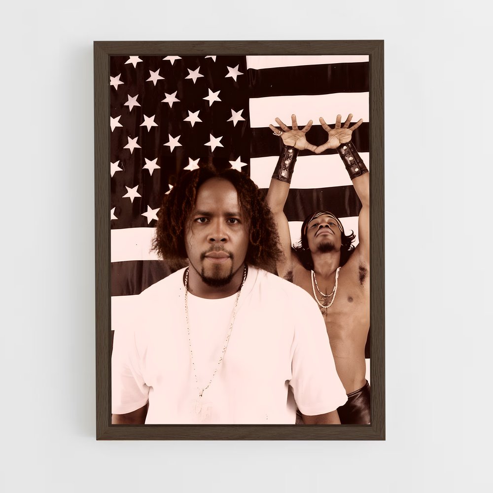 ap-outkast-1 cadre Bois foncé