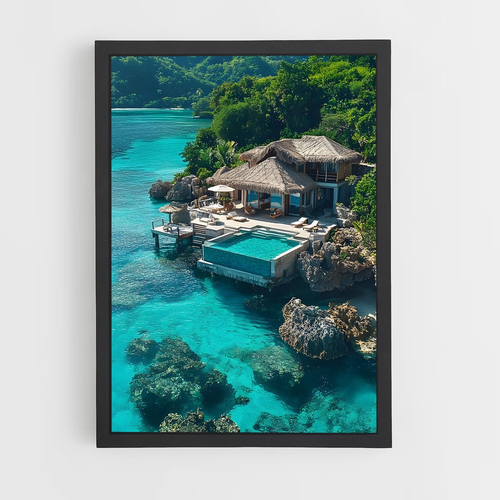 ap-overwater bungalows-1 cadre Noir