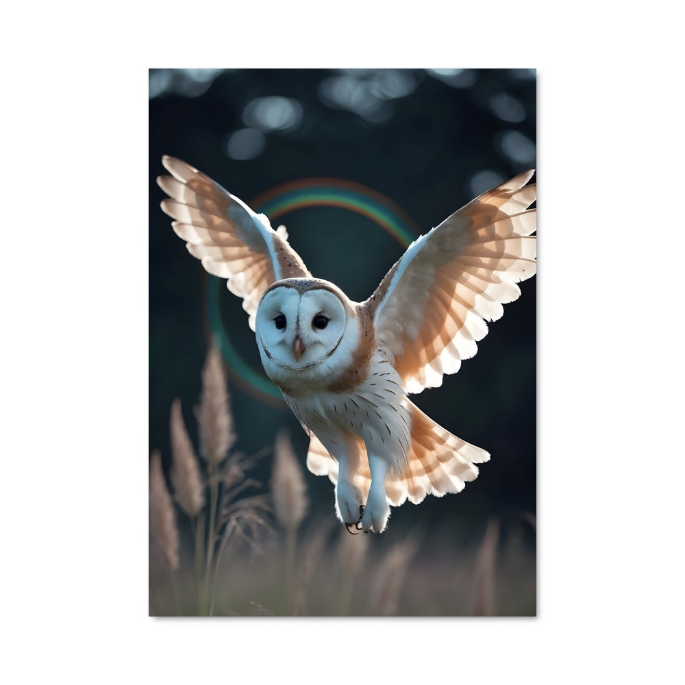 Poster Chouette Éthérée