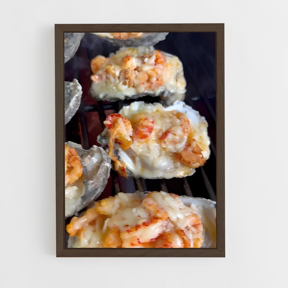 ap-oysters-6 cadre Bois foncé