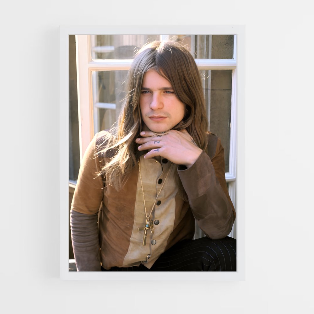 ap-ozzy osbourne-3 cadre Blanc