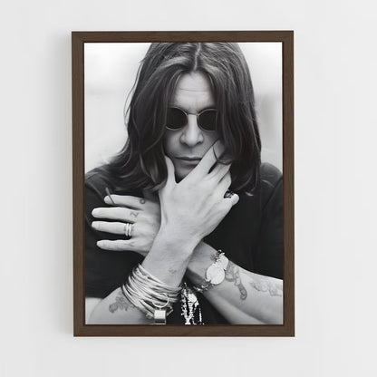 ap-ozzy osbourne-5 cadre Bois foncé