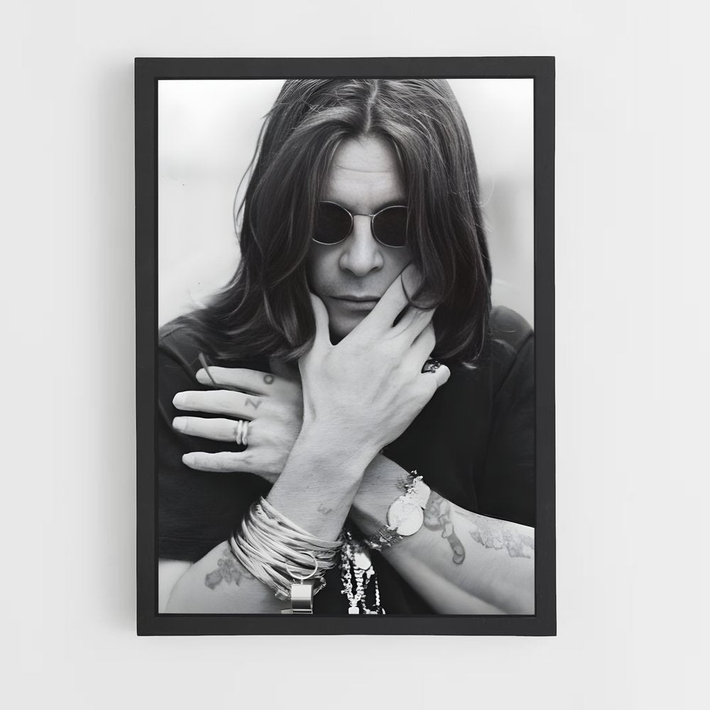 ap-ozzy osbourne-5 cadre Noir