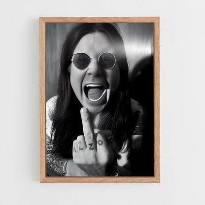 ap-ozzy osbourne-8 cadre Bois clair