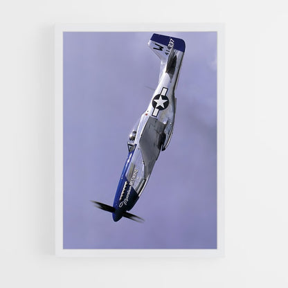 ap-p-51 mustang-1 cadre Blanc