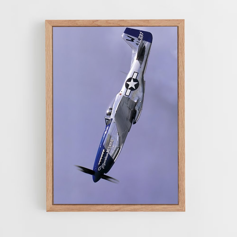 ap-p-51 mustang-1 cadre Bois clair