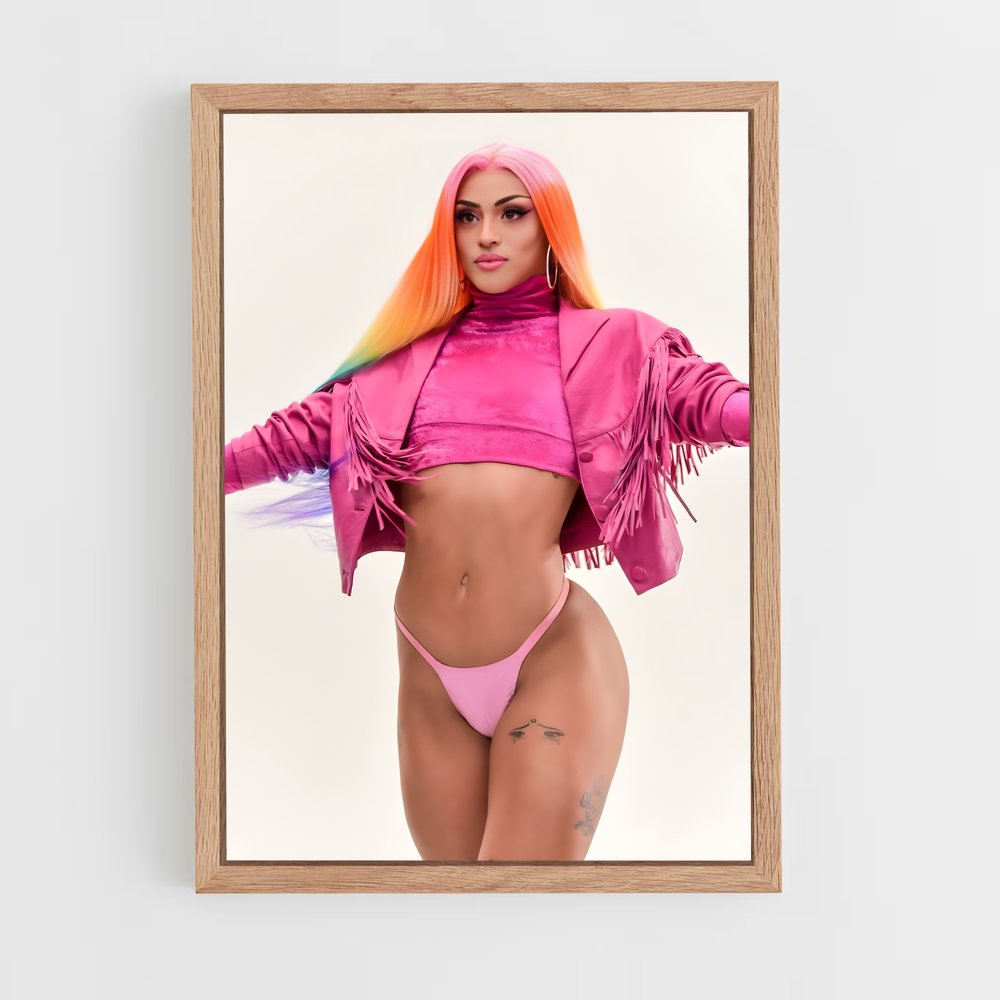 ap-pabllo vittar-3 cadre Bois clair