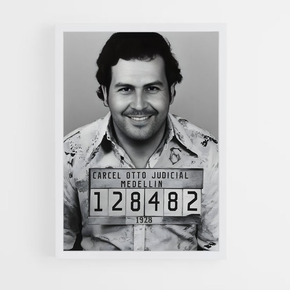 ap-pablo escobar-3 cadre Blanc