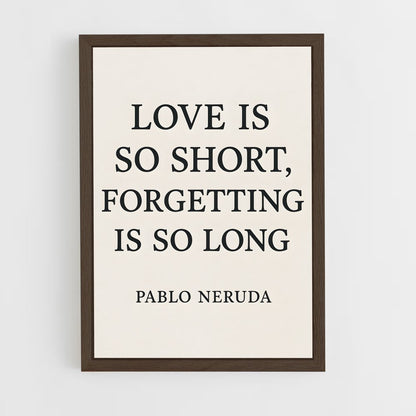 ap-pablo neruda-1 cadre Bois foncé