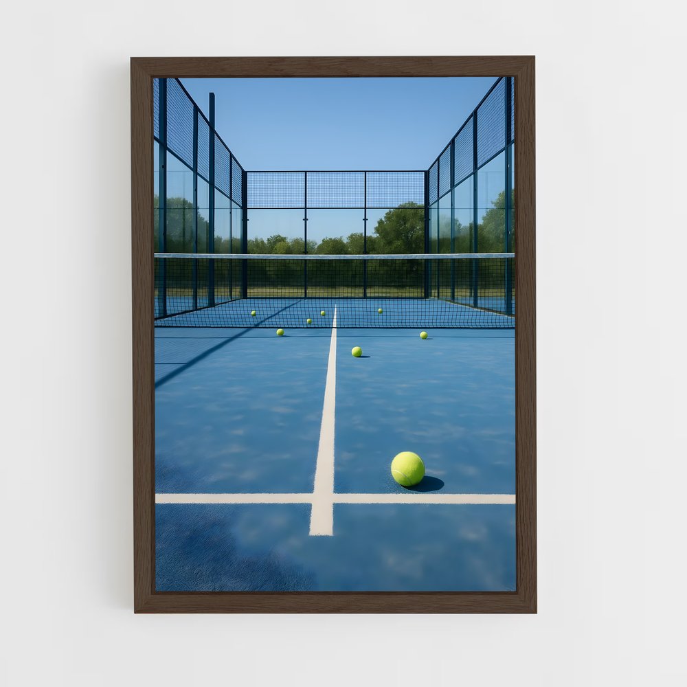 ap-padel-1 cadre Bois foncé