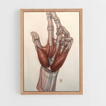 ap-palm-1 cadre Bois clair