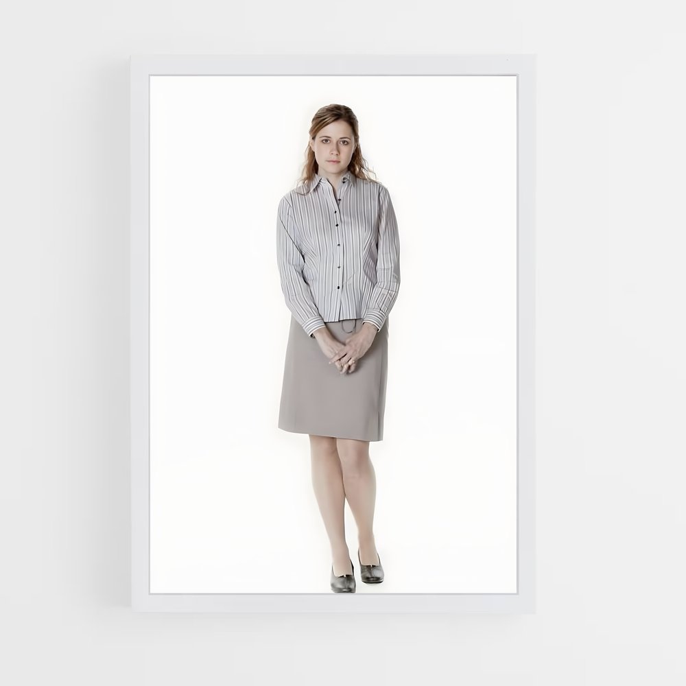 ap-pam beesly-1 cadre Blanc
