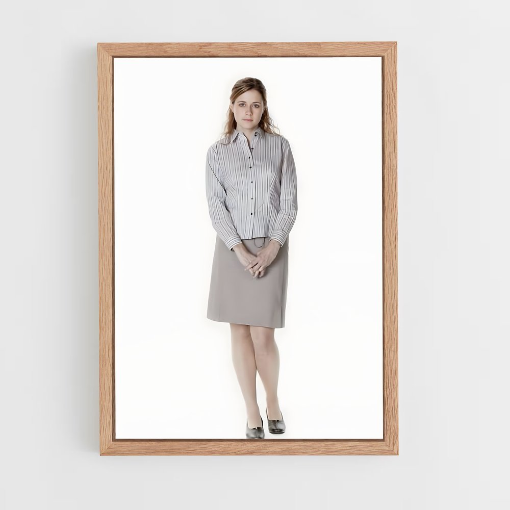 ap-pam beesly-1 cadre Bois clair