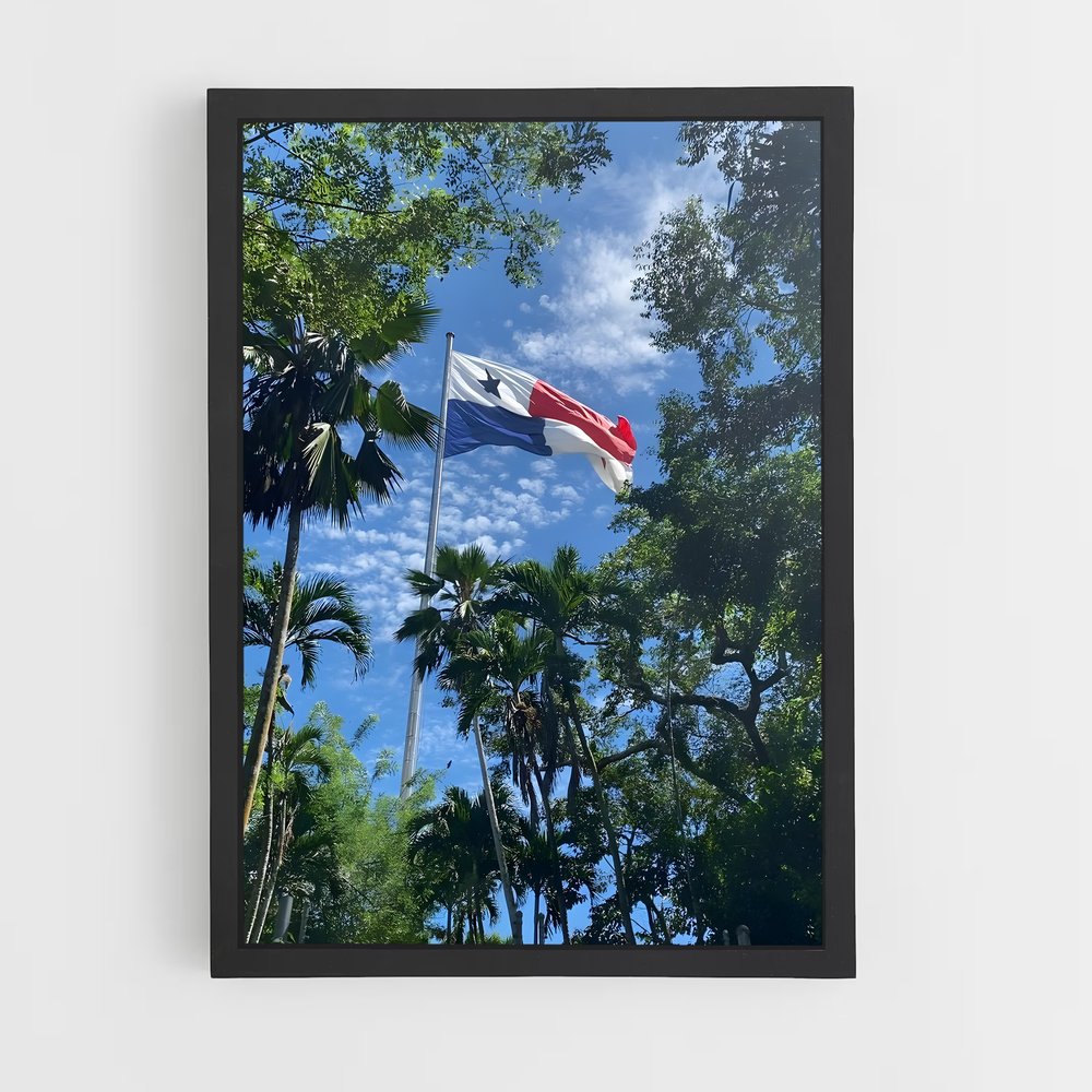 ap-panama flag-1 cadre Noir
