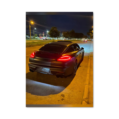 Poster Panamera Sur Route