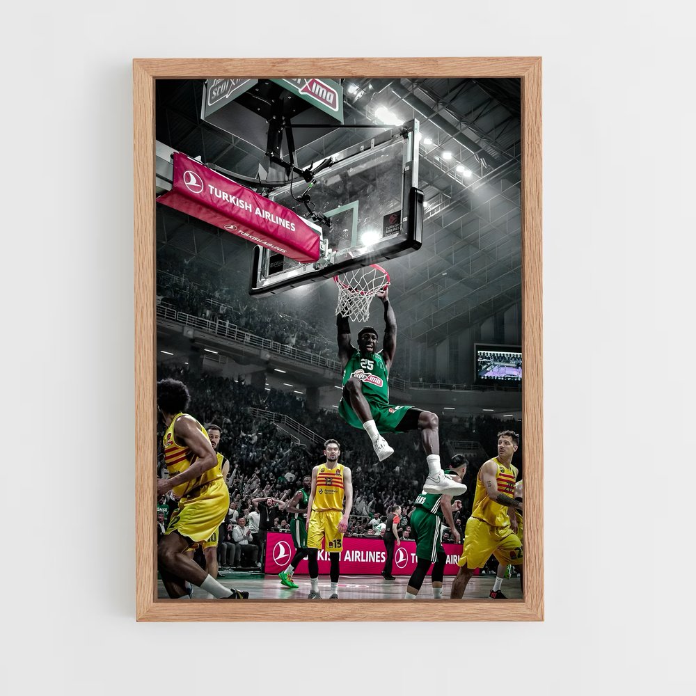 ap-panathinaikos basketball-2 cadre Bois clair