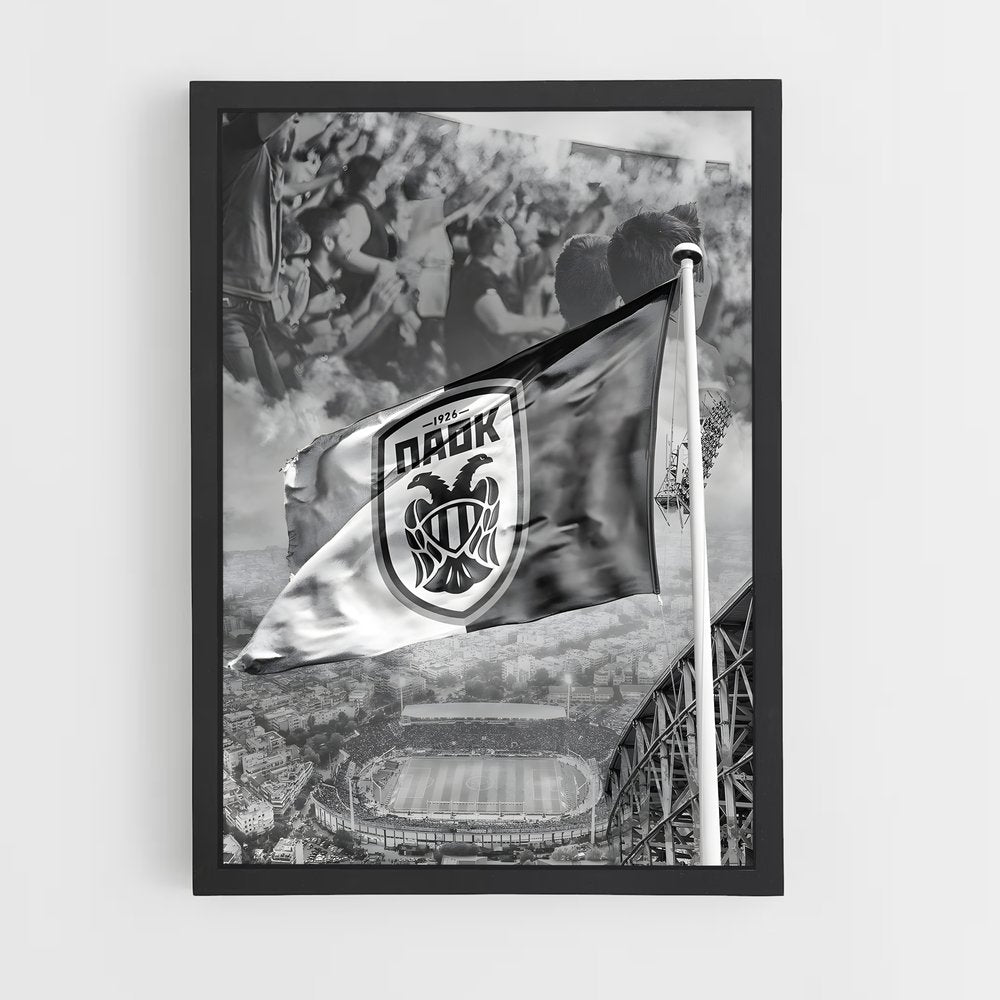 ap-paok thessaloniki fc-1 cadre Noir