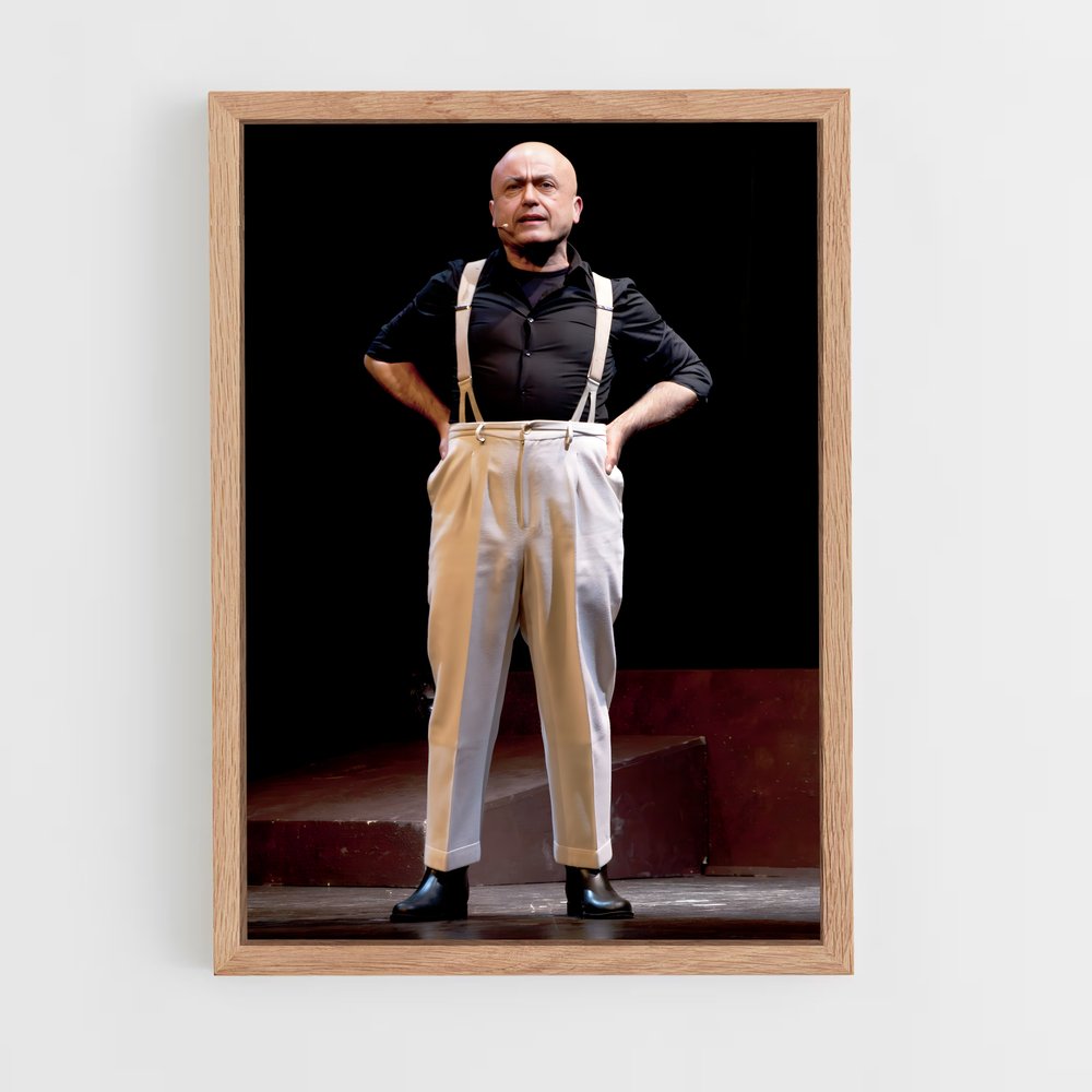ap-paolo cevoli-3 cadre Bois clair