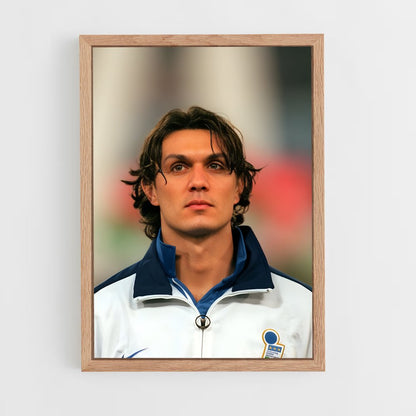 ap-paolo maldini-6 cadre Bois clair