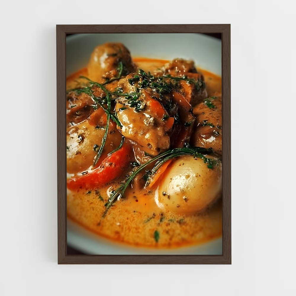 ap-paprika-1 cadre Bois foncé