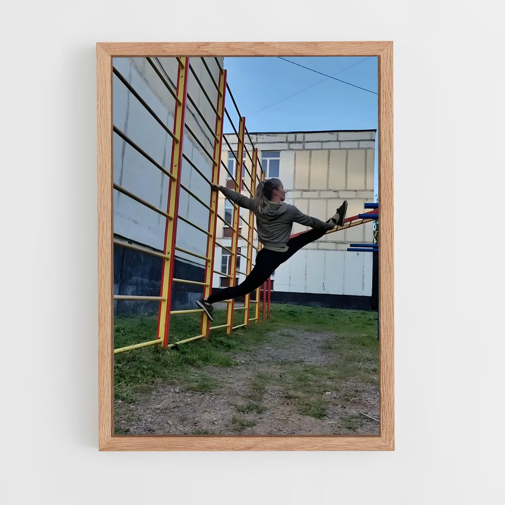 ap-parallel bars gymnastics-3 cadre Bois clair