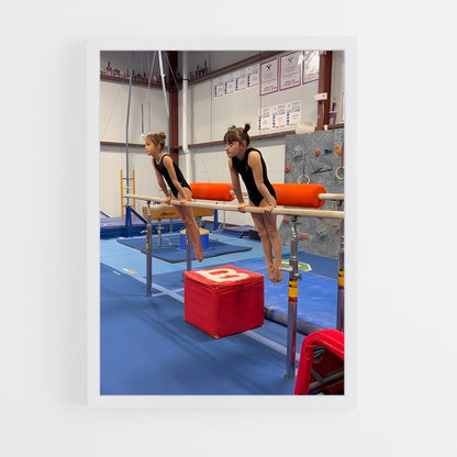 ap-parallel bars gymnastics-4 cadre Blanc