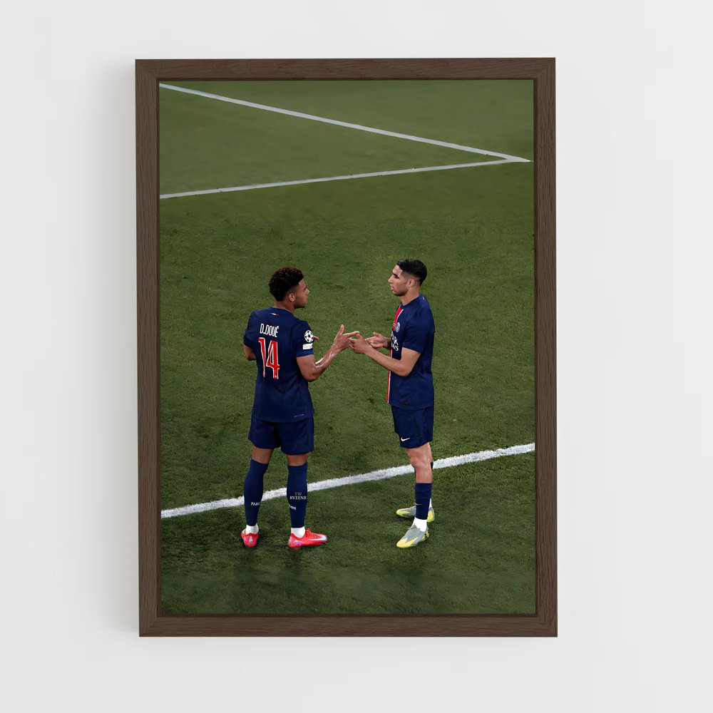 ap-paris saint-germain fc-10 cadre Bois foncé