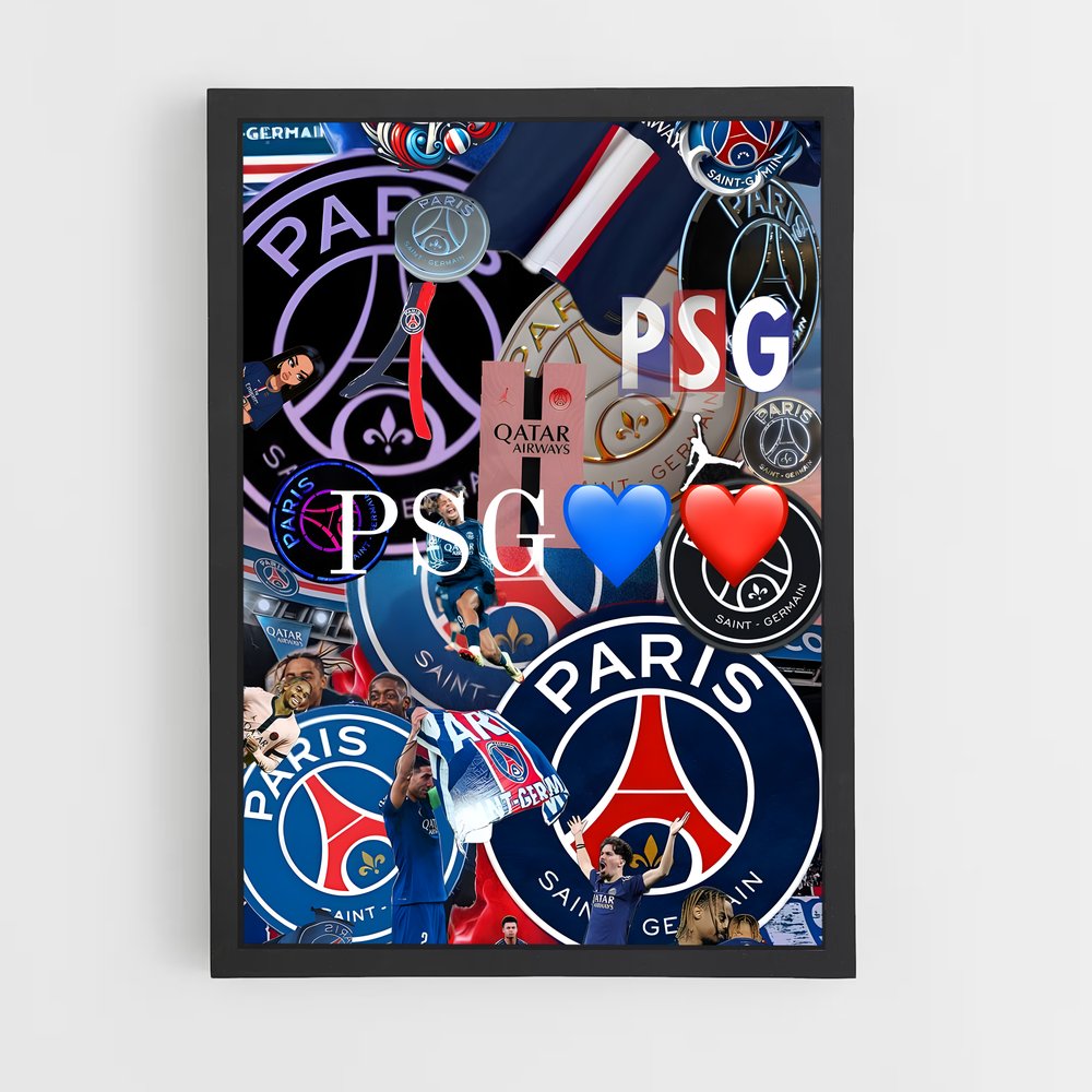 ap-paris saint-germain fc-4 cadre Noir