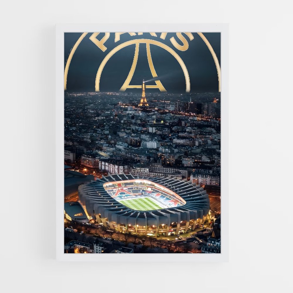 ap-paris saint-germain fc-6 cadre Blanc