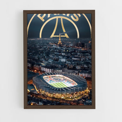 ap-paris saint-germain fc-6 cadre Bois foncé