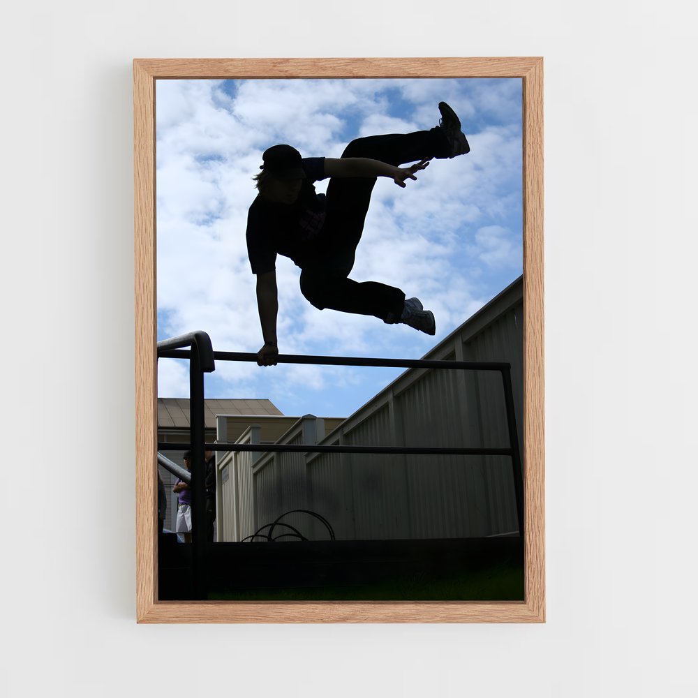ap-parkour freerunning-1 cadre Bois clair
