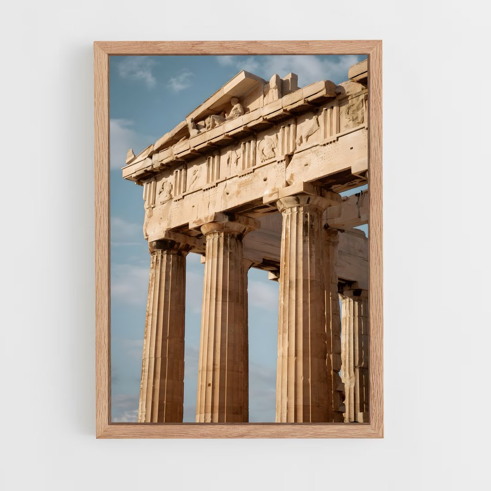 ap-parthenon-8 cadre Bois clair
