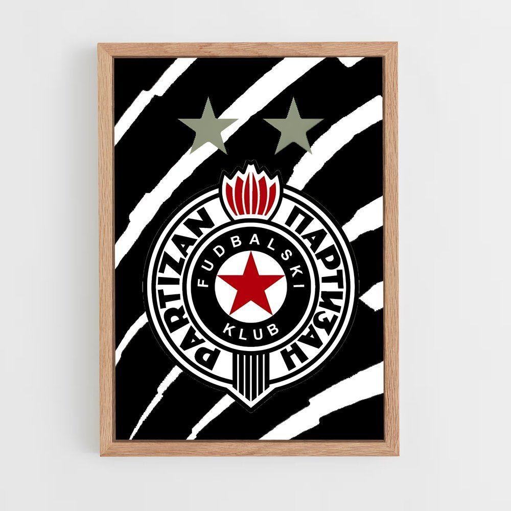 ap-partizan belgrade-3 cadre Bois clair