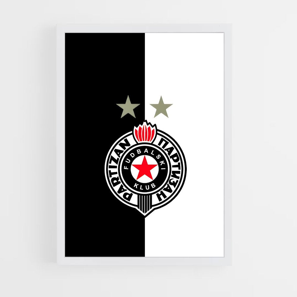 ap-partizan belgrade-4 cadre Blanc
