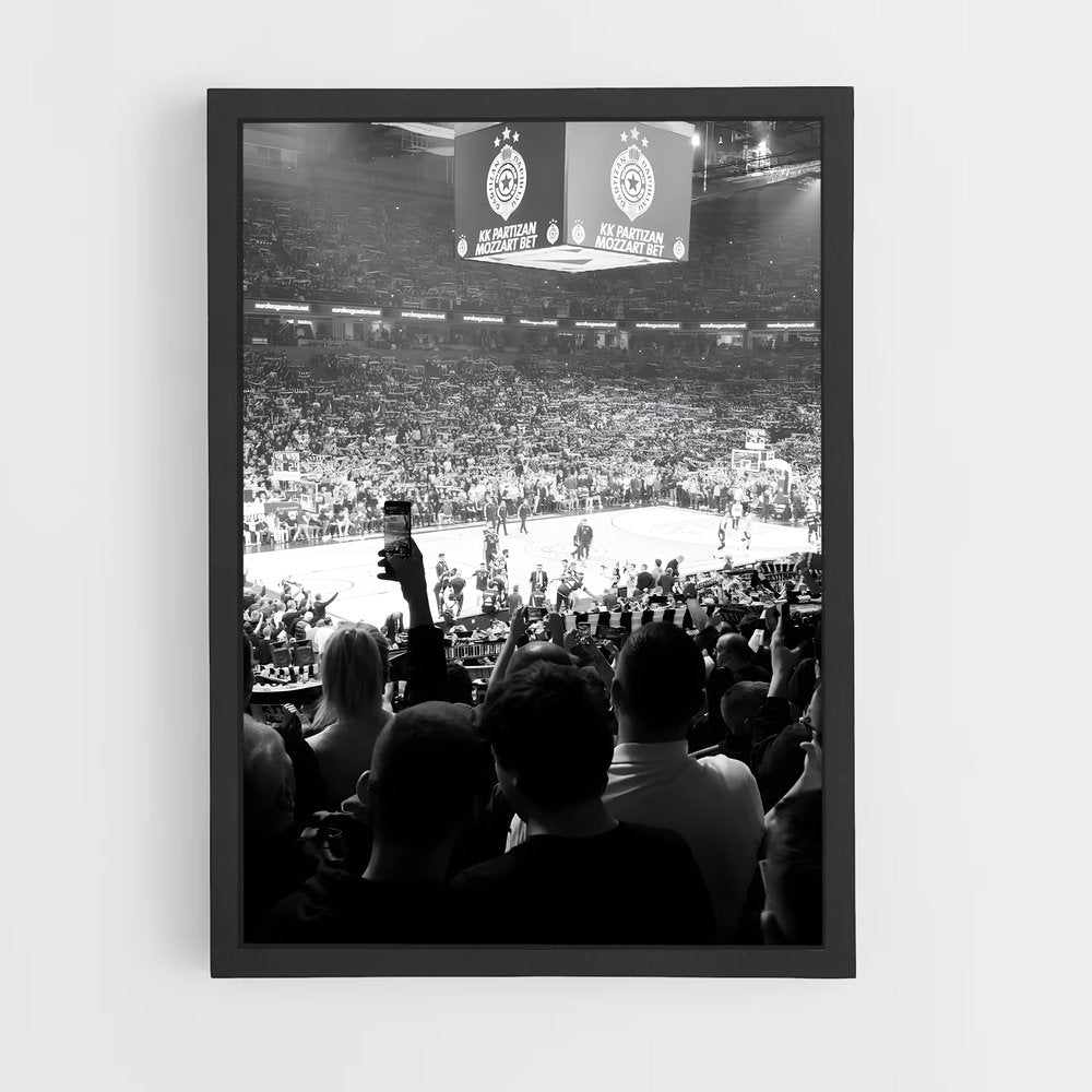 ap-partizan belgrade basketball-4 cadre Noir