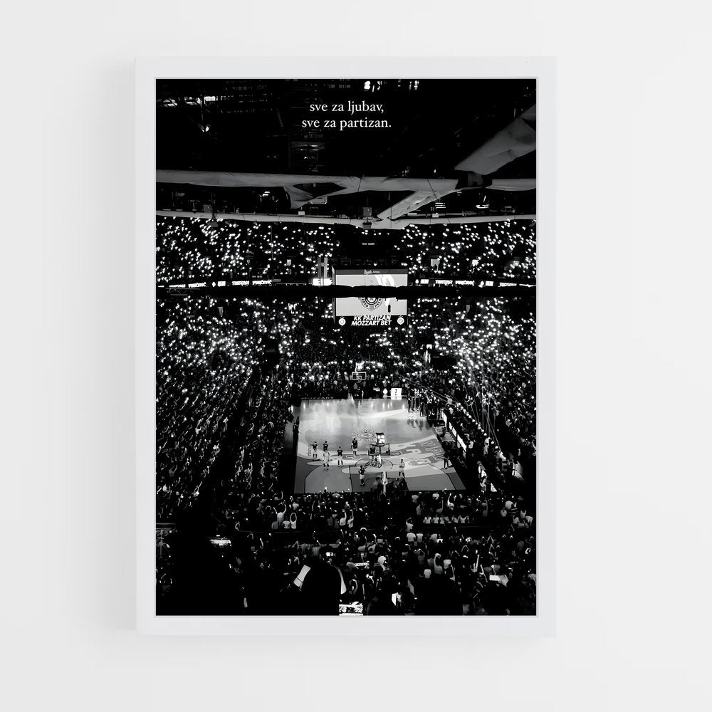 ap-partizan belgrade basketball-5 cadre Blanc