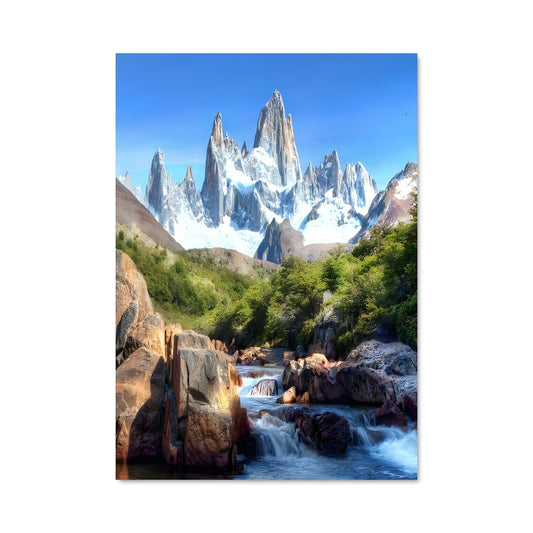 Poster Les Sommets de Fitz Roy