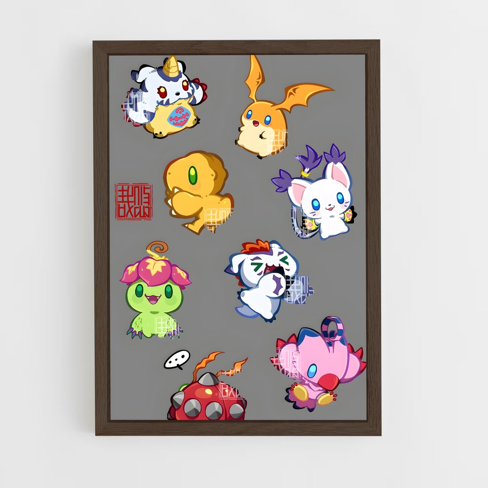 ap-patamon-3 cadre Bois foncé