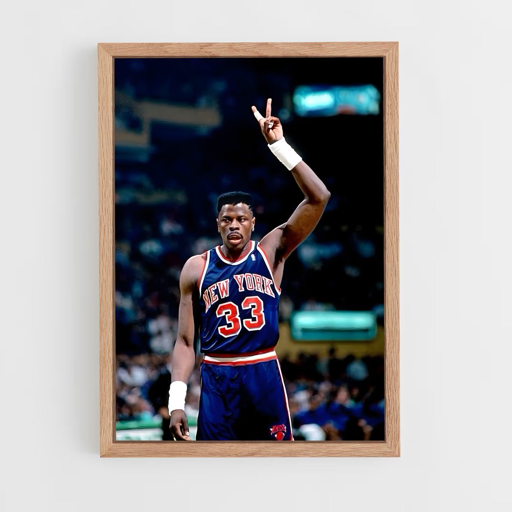 ap-patrick ewing-1 cadre Bois clair