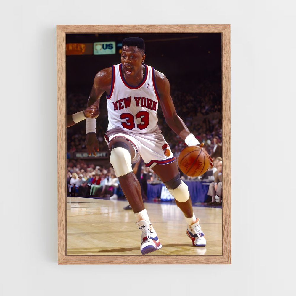 ap-patrick ewing-8 cadre Bois clair