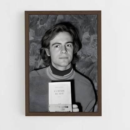 ap-patrick modiano-1 cadre Bois foncé