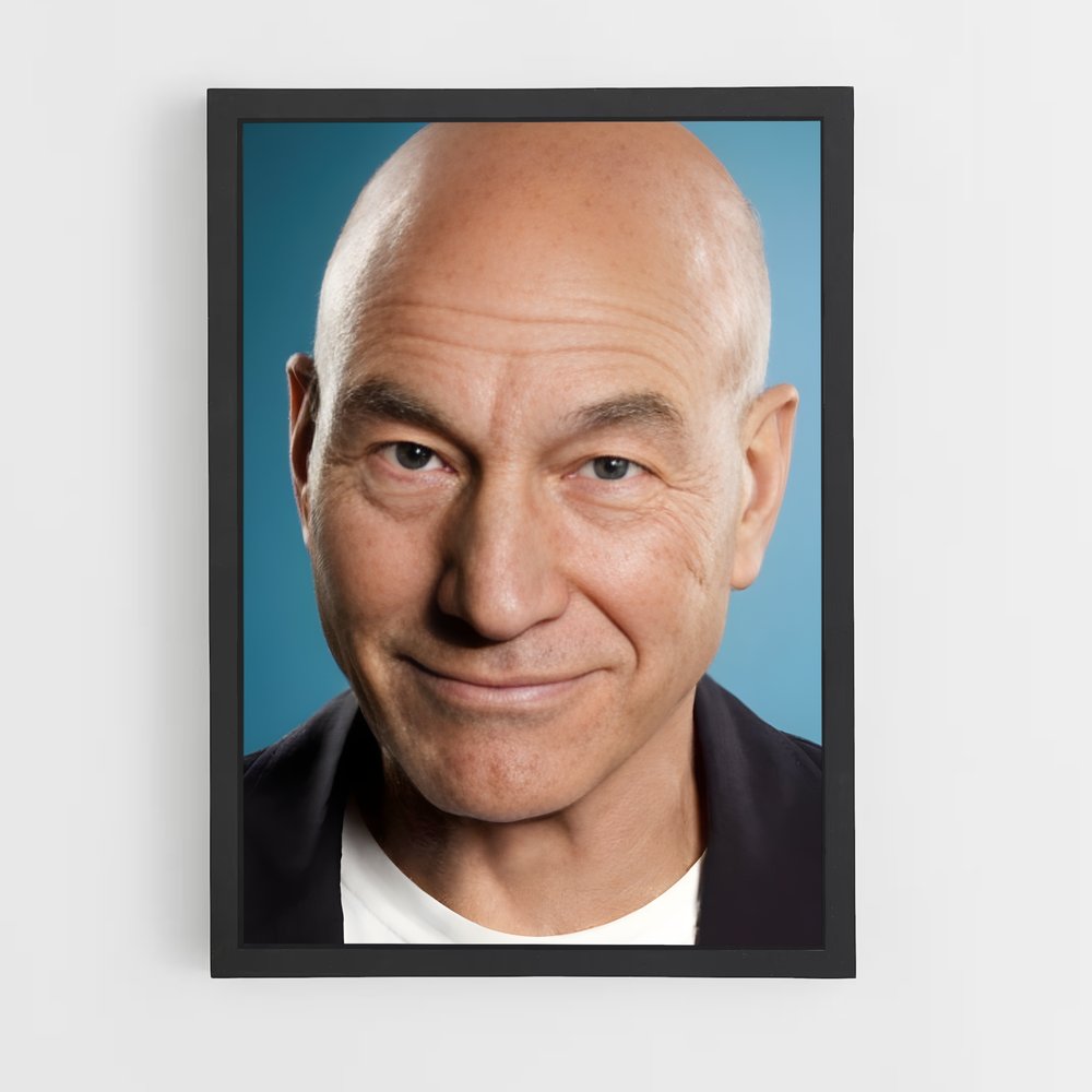 ap-patrick stewart-1 cadre Noir